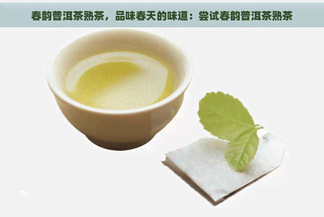 春韵普洱茶熟茶，品味春天的味道：尝试春韵普洱茶熟茶