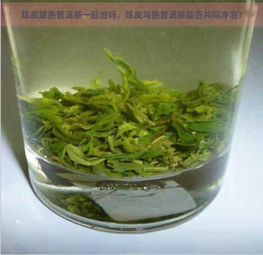 陈皮跟熟普洱茶一起泡吗，陈皮与熟普洱茶能否共同冲泡？