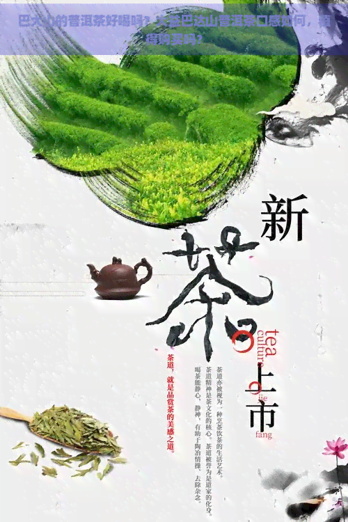 巴大山的普洱茶好喝吗？大益巴达山普洱茶口感如何，值得购买吗？