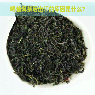 喝普洱茶后出汗的原因是什么？