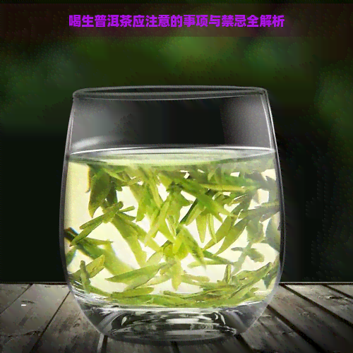 喝生普洱茶应注意的事项与禁忌全解析