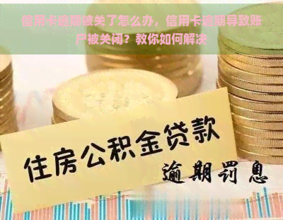 信用卡逾期被关了怎么办，信用卡逾期导致账户被关闭？教你如何解决