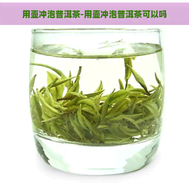 用壶冲泡普洱茶-用壶冲泡普洱茶可以吗