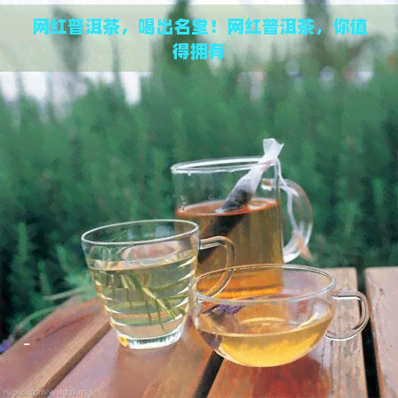 网红普洱茶，喝出名堂！网红普洱茶，你值得拥有