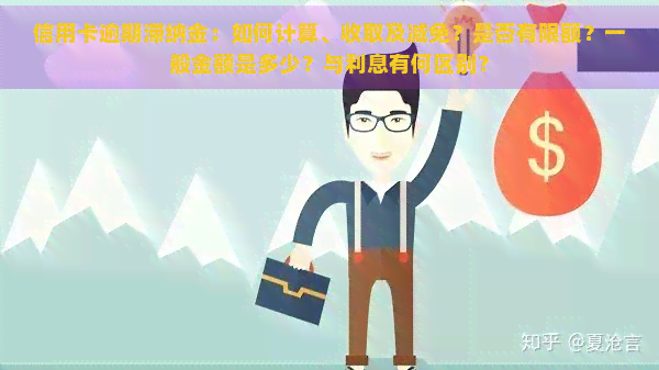 信用卡逾期滞纳金：如何计算、收取及减免？是否有限额？一般金额是多少？与利息有何区别？