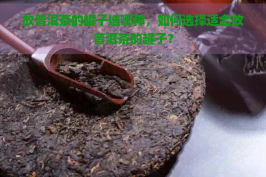 放普洱茶的罐子选哪种，如何选择适合放普洱茶的罐子？