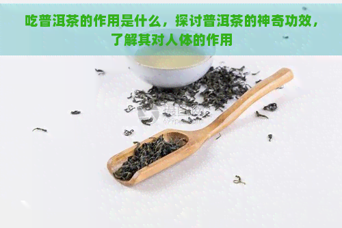 吃普洱茶的作用是什么，探讨普洱茶的神奇功效，了解其对人体的作用