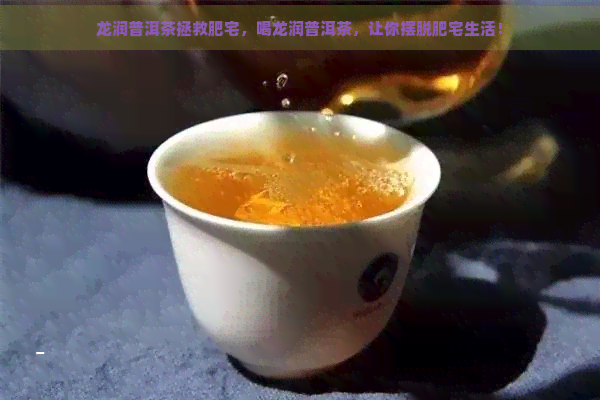 龙润普洱茶拯救肥宅，喝龙润普洱茶，让你摆脱肥宅生活！