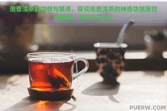 泡普洱茶的功效与禁忌，探究泡普洱茶的神奇功效及饮用禁忌，你不可不知！