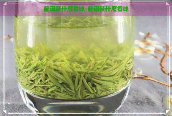 普洱茶什麽香味-普洱茶什麽香味