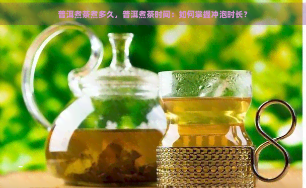 普洱煮茶煮多久，普洱煮茶时间：如何掌握冲泡时长？