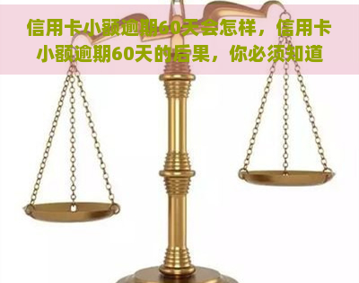 信用卡小额逾期60天会怎样，信用卡小额逾期60天的后果，你必须知道！