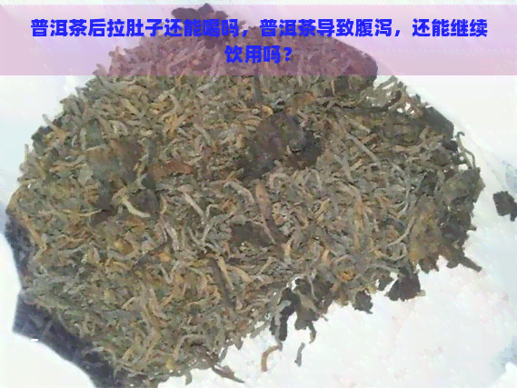 普洱茶后拉肚子还能喝吗，普洱茶导致腹泻，还能继续饮用吗？