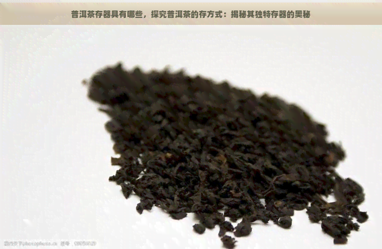 普洱茶存器具有哪些，探究普洱茶的存方式：揭秘其独特存器的奥秘