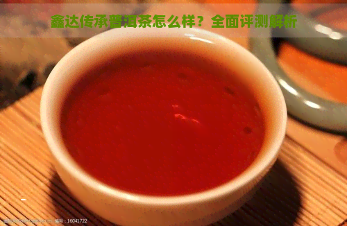 鑫达传承普洱茶怎么样？全面评测解析