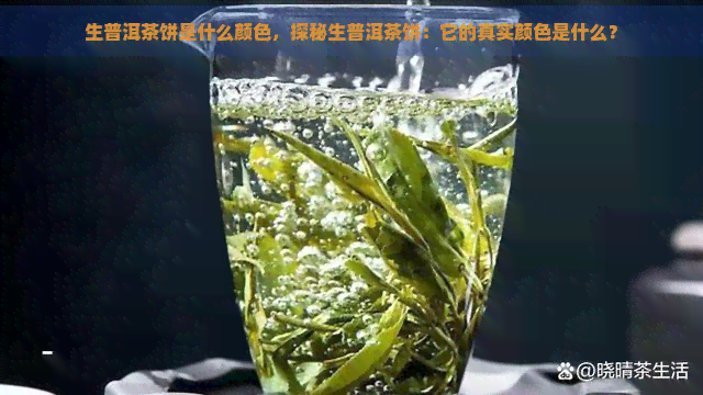 生普洱茶饼是什么颜色，探秘生普洱茶饼：它的真实颜色是什么？