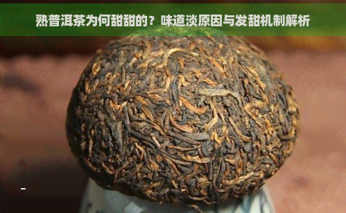 熟普洱茶为何甜甜的？味道淡原因与发甜机制解析