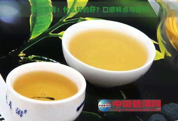 普洱茶膏：什么样的好？口感特点与推荐