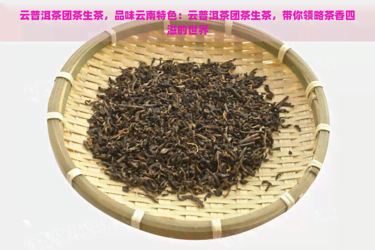 云普洱茶团茶生茶，品味云南特色：云普洱茶团茶生茶，带你领略茶香四溢的世界