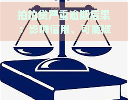 严重逾期后果：影响信用、可能被起诉，甚至坐牢。请务必按时还款。