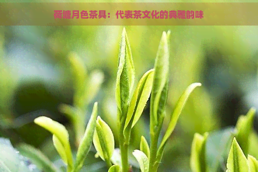 荷塘月色茶具：代表茶文化的典雅韵味