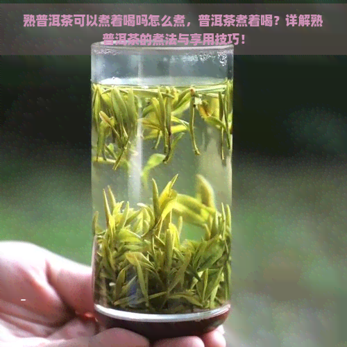 熟普洱茶可以煮着喝吗怎么煮，普洱茶煮着喝？详解熟普洱茶的煮法与享用技巧！