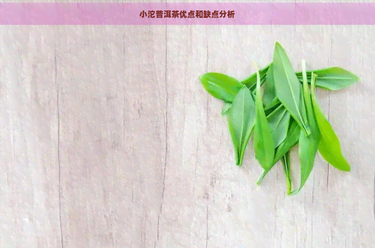 小沱普洱茶优点和缺点分析