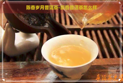 陈香岁月普洱茶-陈香普洱茶怎么样