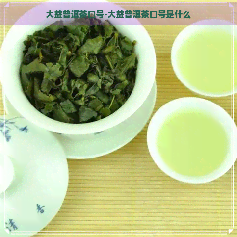 大益普洱茶口号-大益普洱茶口号是什么