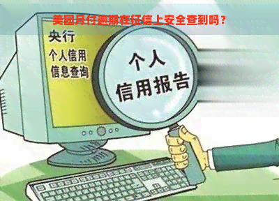 美团月付逾期在上安全查到吗？