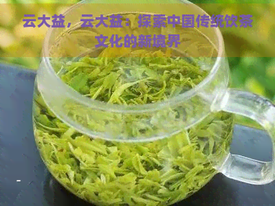 云大益，云大益：探索中国传统饮茶文化的新境界