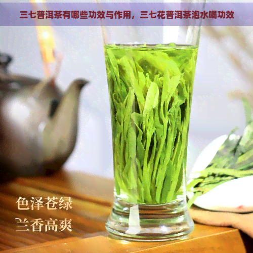 三七普洱茶有哪些功效与作用，三七花普洱茶泡水喝功效