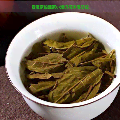 普洱茶的泡茶小知识与冲泡方法