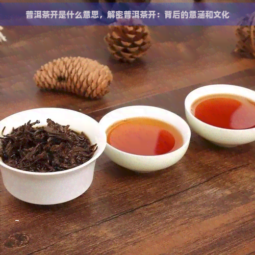 普洱茶开是什么意思，解密普洱茶开：背后的意涵和文化