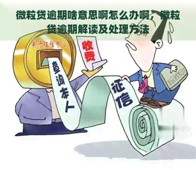 微粒贷逾期啥意思啊怎么办啊，微粒贷逾期解读及处理方法