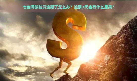 七台河微粒贷逾期了怎么办？逾期7天会有什么后果？