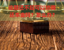 逾期还不起可以协商还本金吗？怎么办？