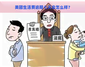 美团生活费逾期七天会怎么样？