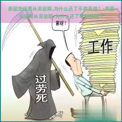 美团生活费从没逾期,为什么还了不能再借？-美团生活费从没逾期,为什么还了不能再借了