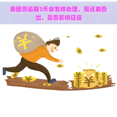 美团贷逾期3天会怎样处理，现还能否出，是否影响