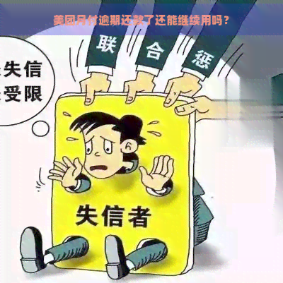 美团月付逾期还款了还能继续用吗？