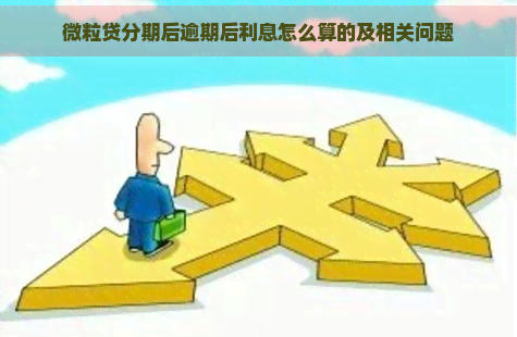 微粒贷分期后逾期后利息怎么算的及相关问题