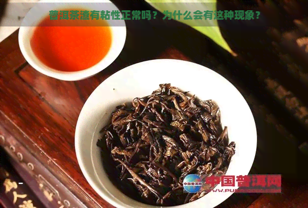 普洱茶渣有粘性正常吗？为什么会有这种现象？