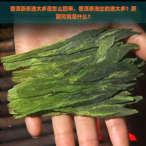 普洱茶茶渣太多是怎么回事，普洱茶泡出的渣太多？原因究竟是什么？