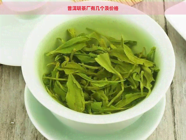 普洱明茶厂有几个及价格