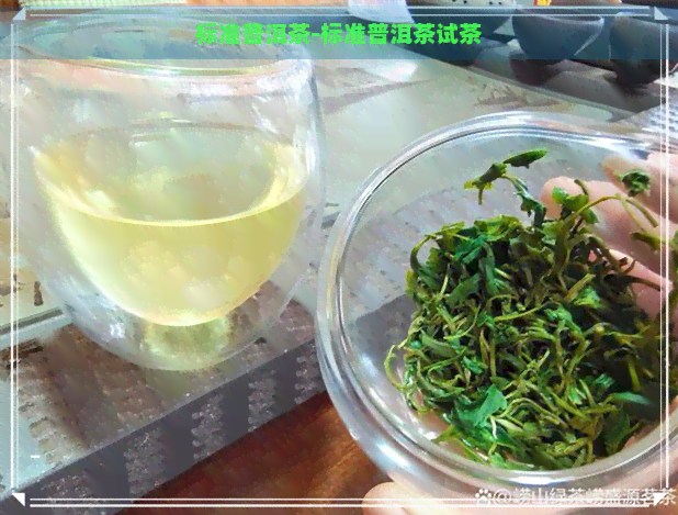 标准普洱茶-标准普洱茶试茶