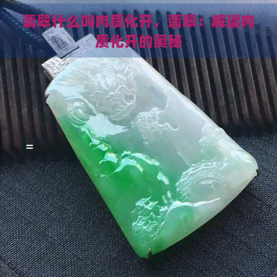 翡翠什么叫肉质化开，翡翠：解读肉质化开的奥秘