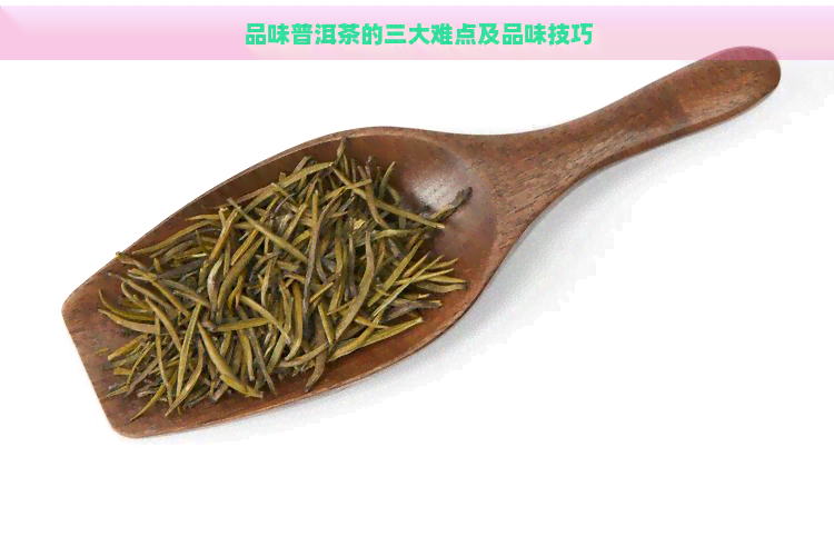 品味普洱茶的三大难点及品味技巧