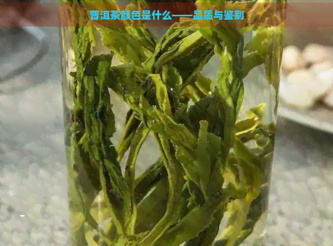 普洱茶颜色是什么——品质与鉴别