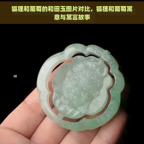 狐狸和葡萄的和田玉图片对比，狐狸和葡萄寓意与寓言故事